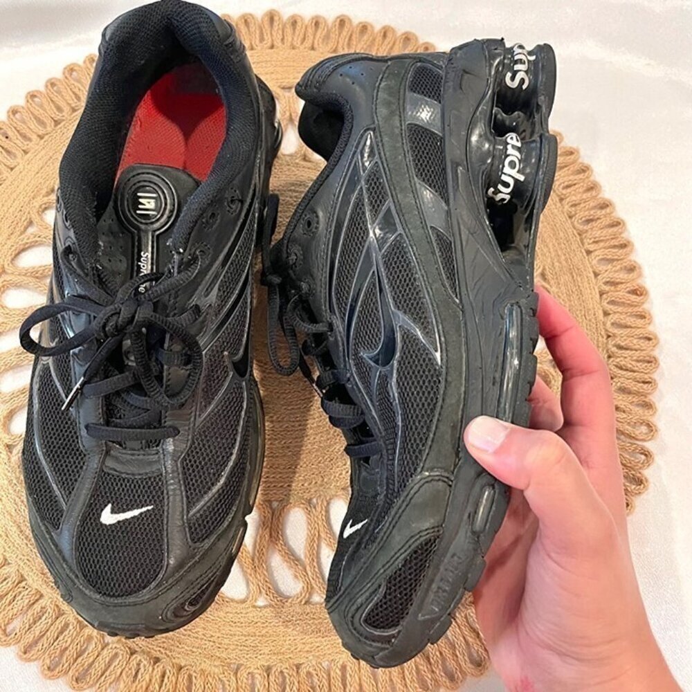Nike Shox Ride 2 SP x Supreme Black Sneakers Men's Size 9 DN1615-001